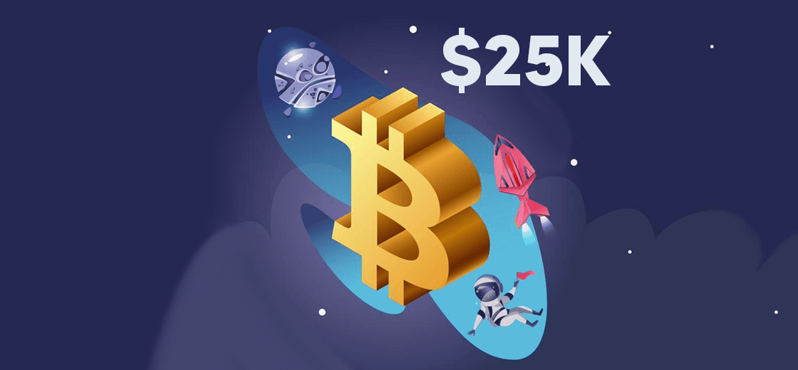 Bitcoin hits all-time high $25,000