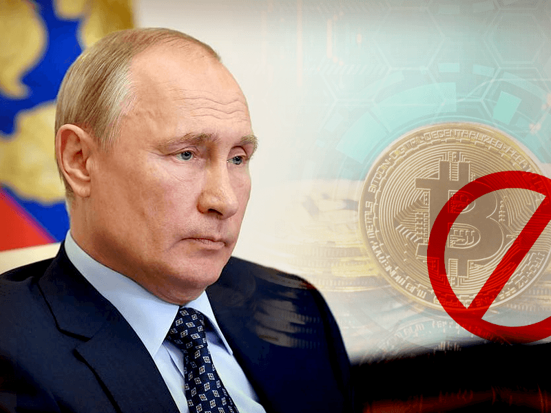 Russian President Signs Bill To Ban Cryptocurrency As a Form of Payment In Country