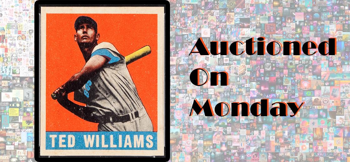 The Legendary Hitter Ted Williams NFT Collection to be Auctioned on Monday