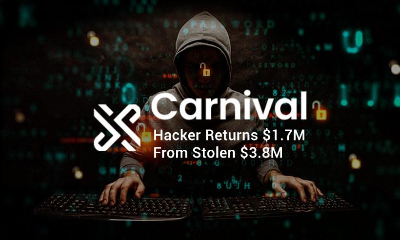 Hacker Returns $1.7M After Stealing $3.8M From XCarnival NFT Firm