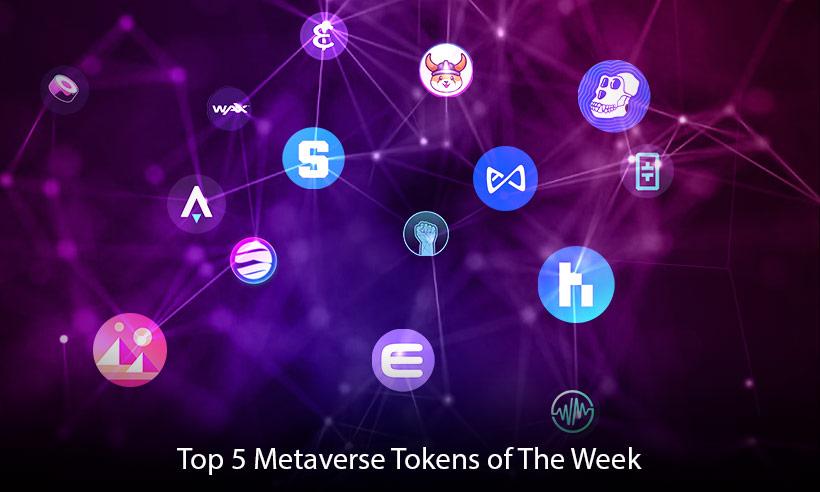 Top 5 Metaverse Tokens Week